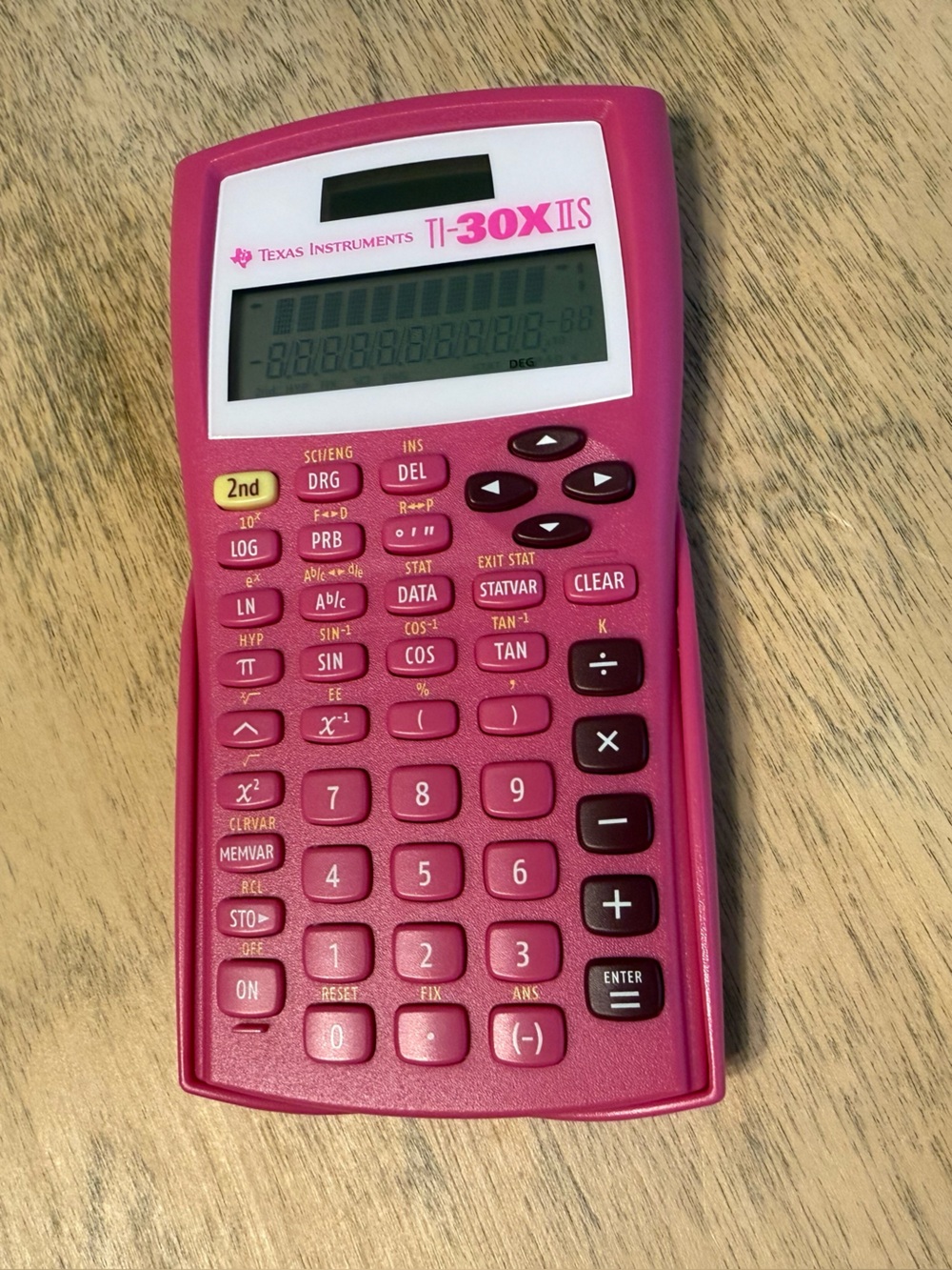 Texas Instruments Pink TI-30X IIS Scientific Calculator